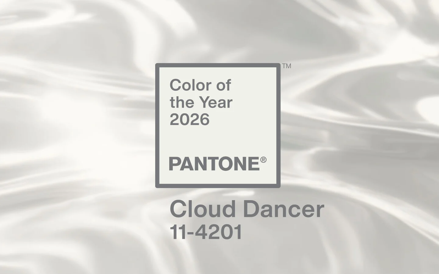 Como usar a cor do ano Pantone 2026: Cloud Dancer